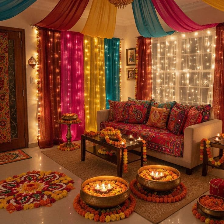 Home function catering with traditional setup